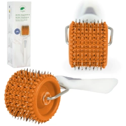 Wałek wieloigłowy do masażu twarzy Lyapko 3,5 bez niklu pomarańczowy