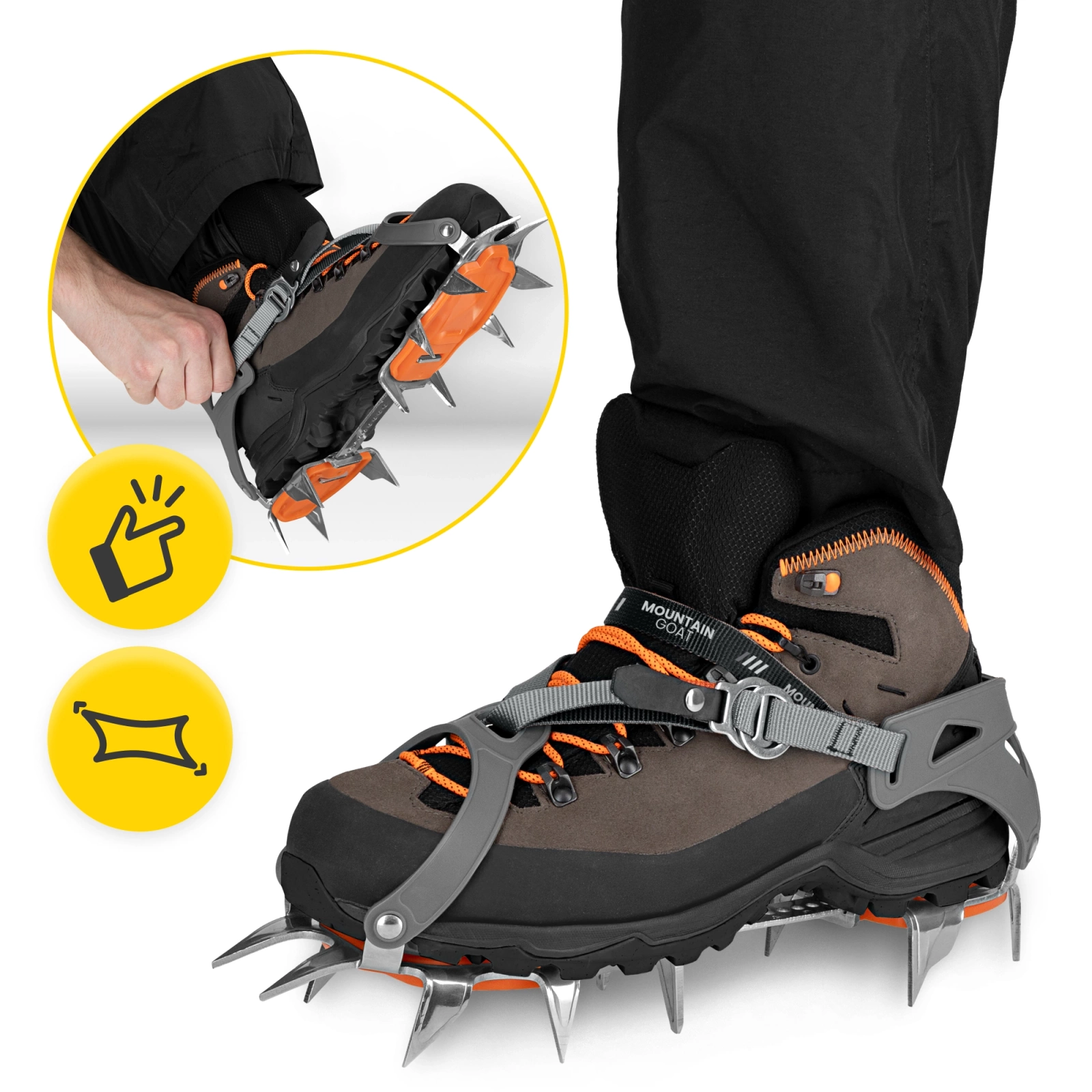 Raki koszykowe Mountain Goat PRO rozmiar 36-46 + pokrowiec