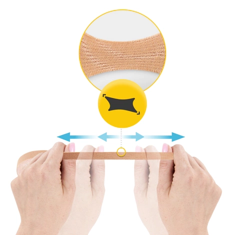 Taśma do kinesiotapingu 5 m x 1 cm