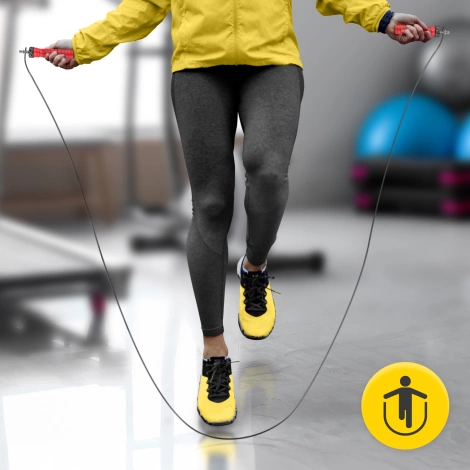 Skakanka bokserska z obciążeniem 3 m czerwona