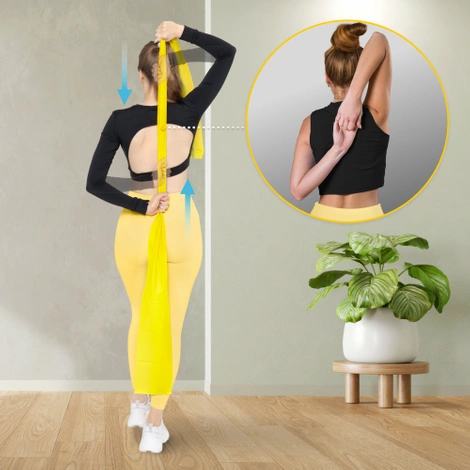 Taśma rehabilitacyjna FLAT BAND 1-2 kg