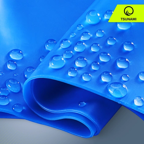 Czepek na basen unisex TSUNAMI PRO niebieski