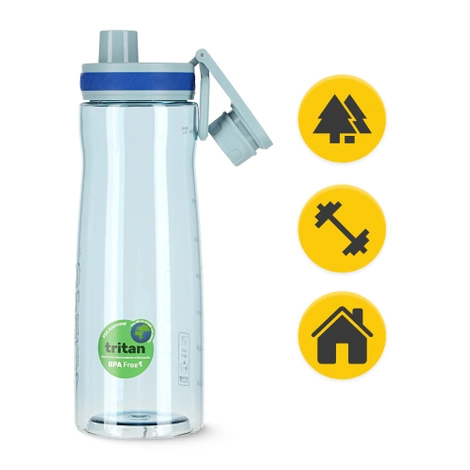 Butelka sportowa na wodę 850 ml niebieska
