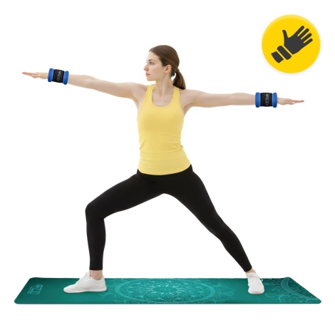 Obciążniki na kostki i nadgarstki 2 x 3 kg