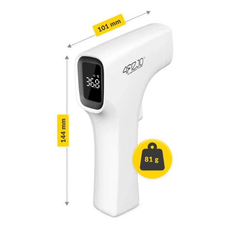 Termometr bezdotykowy na podczerwień PRO