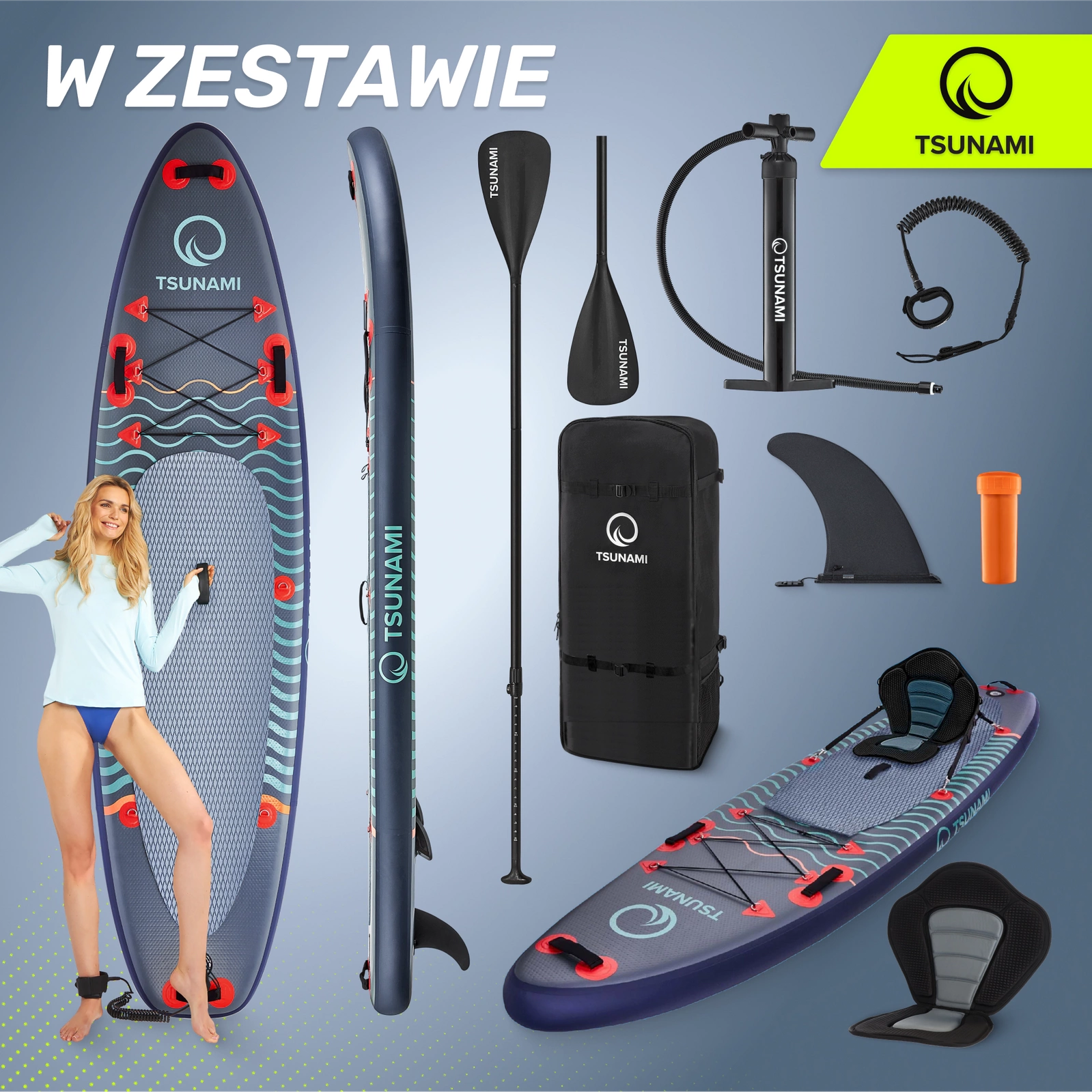 SUP TSUNAMI paddle board 350cm