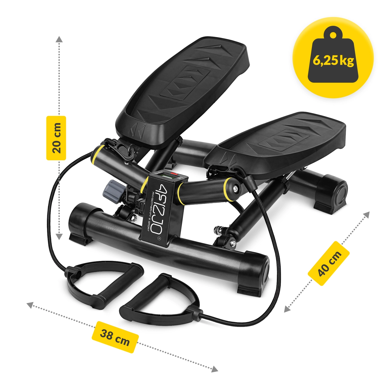 Kompaktowy mini stepper skrętny PRO z ekspanderami