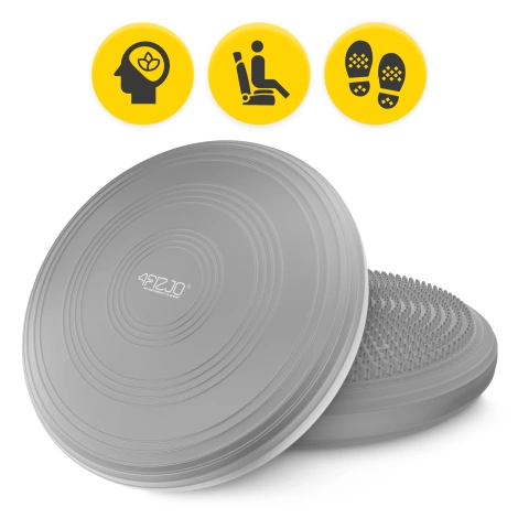 Poduszka sensomotoryczna MED+ 33 cm szara