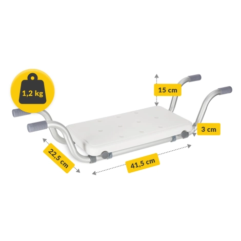 Ławka do wanny wgłębna