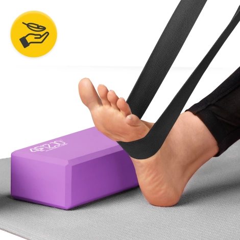 Pasek do jogi czarny