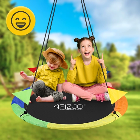 Huśtawka ogrodowa dla dzieci XL Bocianie Gniazdo 110 cm