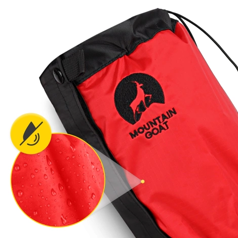 Stuptuty ochraniacze wodoodporne na buty uniwersalne czerwone