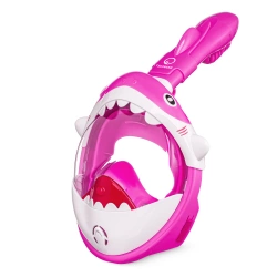Maska do nurkowania dla dzieci TSUNAMI SHARK różowa