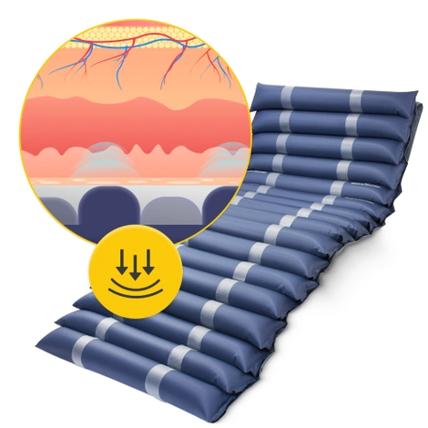 Materac przeciwodleżynowy MED z pompą