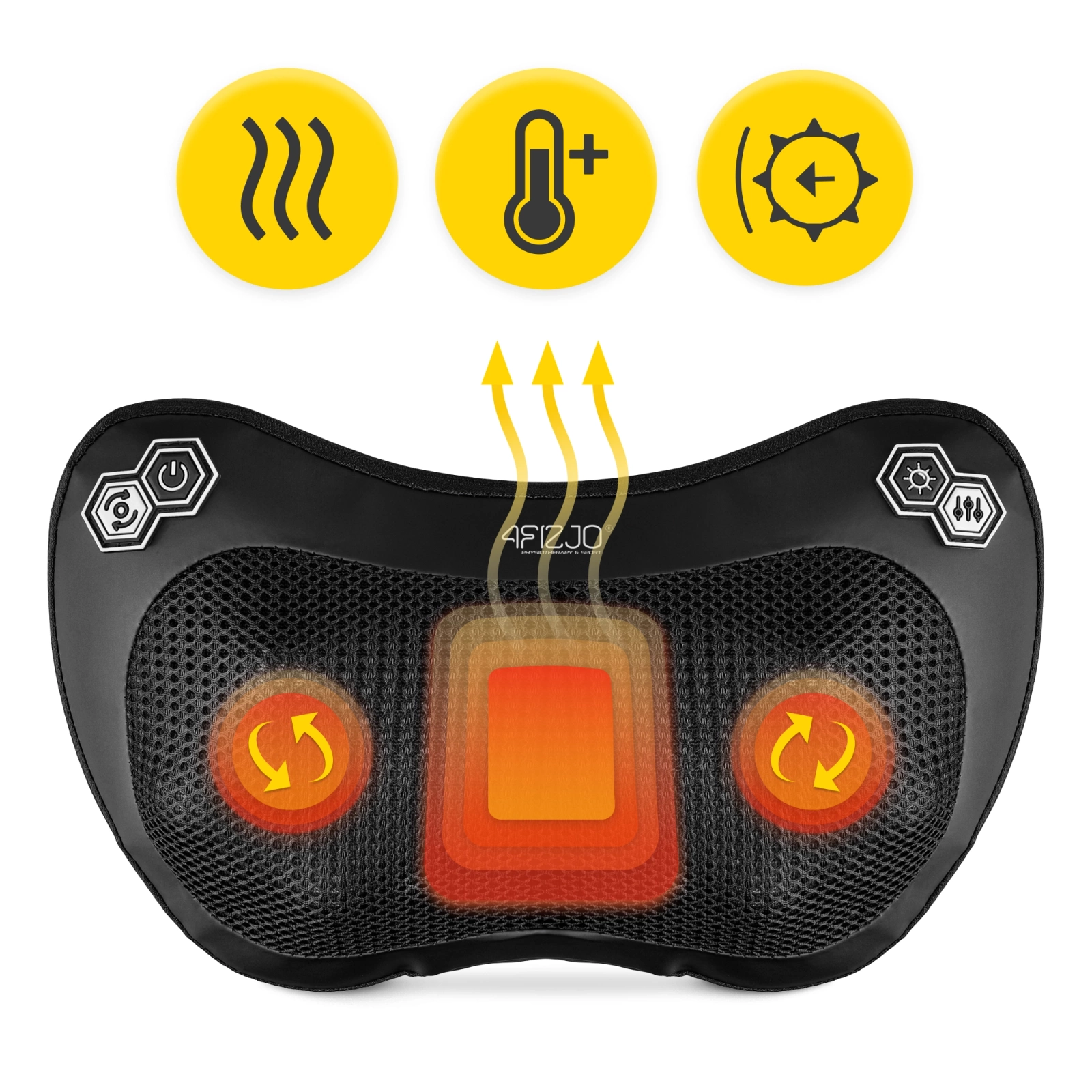 masazer shiatsu poduszka masujaca kark plecy ramiona nogi stopy do karku