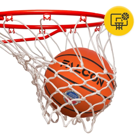 Piłka do koszykówki Falcon rozmiar 5 pomarańczowa