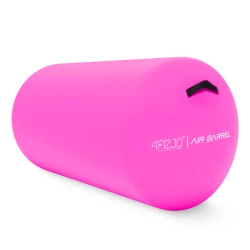 Dmuchany wałek gimnastyczny AIR BARREL 75 cm różowy