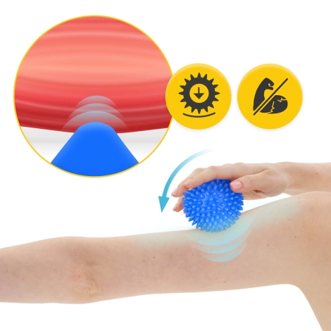 Piłka do masażu z kolcami SPIKE+ 8 cm