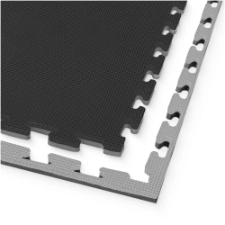 Mata ochronna piankowa PUZZLE na podłogę 100 x 100 cm szara