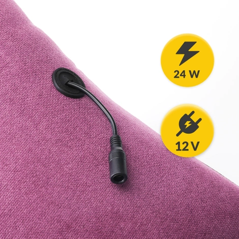 Poduszka masująca podgrzewana LITE różowa