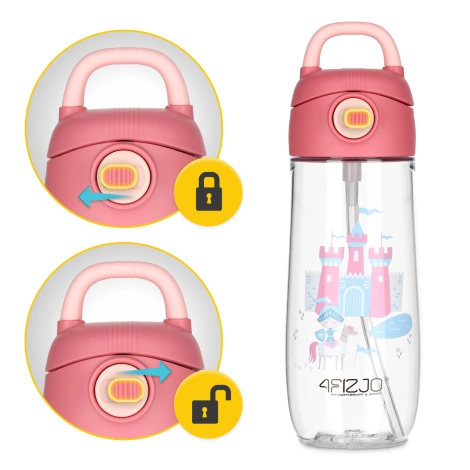 Butelka na wodę dla dzieci ZAMEK 550 ml