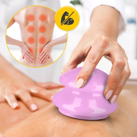 Silikonowe bańki chińskie 4 szt. MED+ różowe