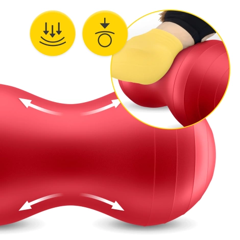 Piłka gimnastyczna PEANUT AIR BALL czerwona