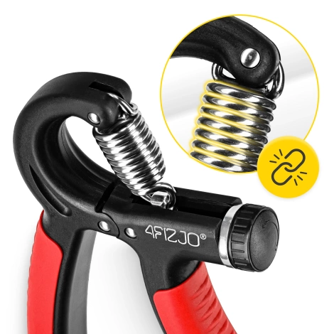 Ściskacz do rąk regulowany czerwony