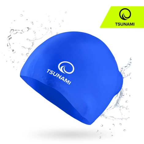 Czepek na basen unisex TSUNAMI granatowy