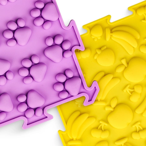 Ortopedyczna mata sensoryczna puzzle dla dzieci 8 szt.