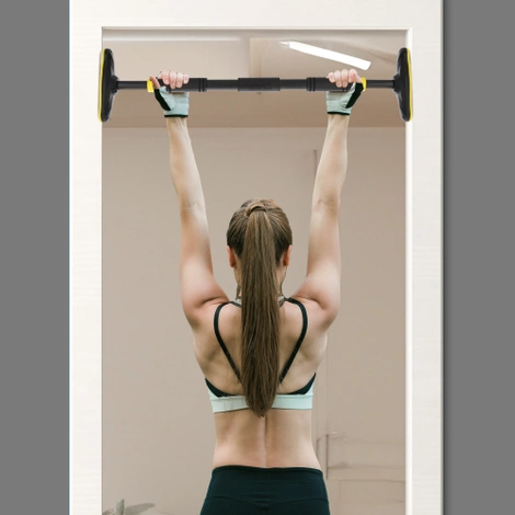 Drążek do podciągania rozporowy ULTRA żółty