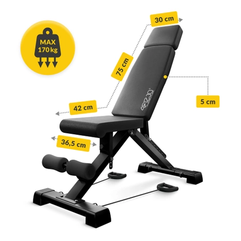 Ławeczka treningowa regulowana do ćwiczeń EVO