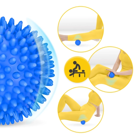 Piłka do masażu z kolcami SPIKE+ 8 cm