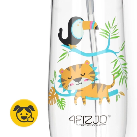 Butelka na wodę dla dzieci DŻUNGLA 550 ml