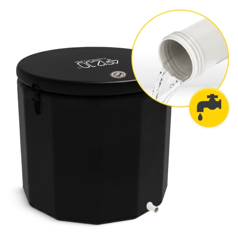 Dmuchana wanna lodowa do morsowania drop-stitch okrągła