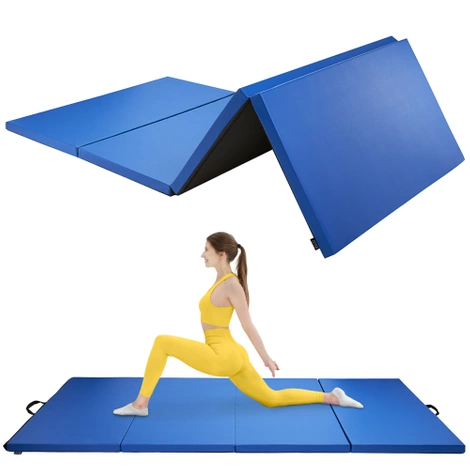 Materac gimnastyczny składany XL niebieski