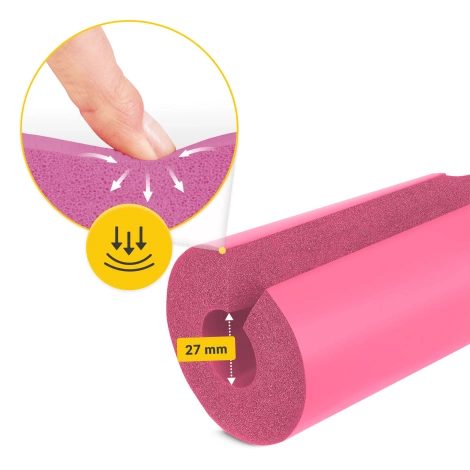 Ochraniacz na gryf sztangę różowy