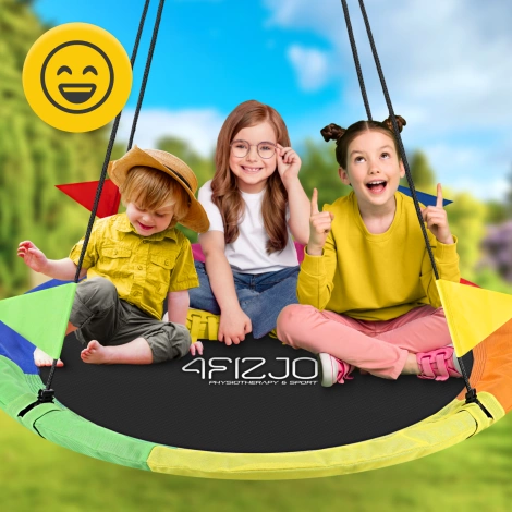 Huśtawka ogrodowa dla dzieci XXL Bocianie Gniazdo 120 cm