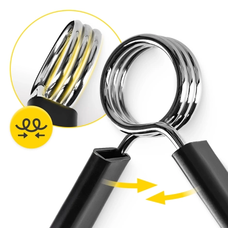 Zaciski sprężynowe do gryfu 25 mm 2 szt.