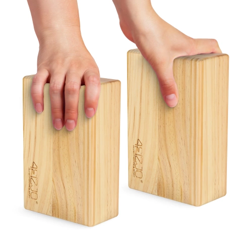 Kostka do jogi drewniana