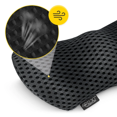 Poduszka ortopedyczna lędźwiowa do siedzenia czarna