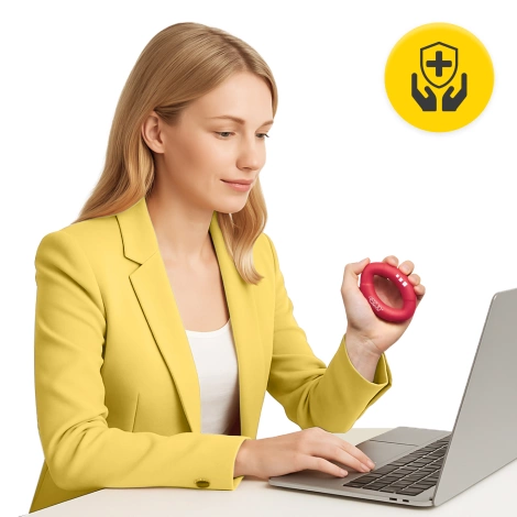 Zestaw 4 silikonowych ściskaczy do treningu dłoni