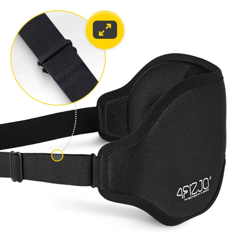 Jedwabna opaska na oczy do spania 3D