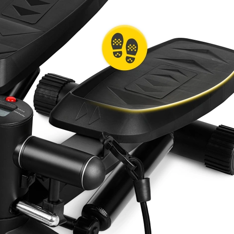 Stepper z ekspanderami czarny