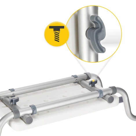 Ławka do wanny wgłębna