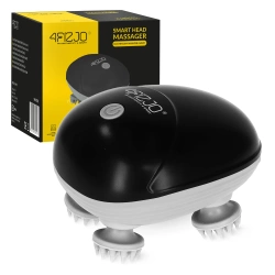 Elektryczny masażer do głowy wodoodporny czarny