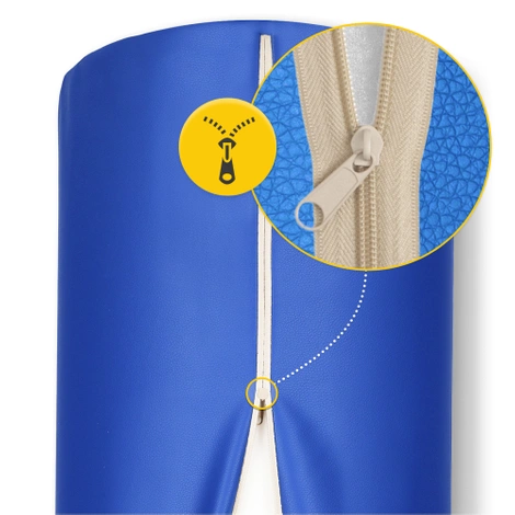Wałek rehabilitacyjny kształtka do masażu 100 x 30 cm niebieska