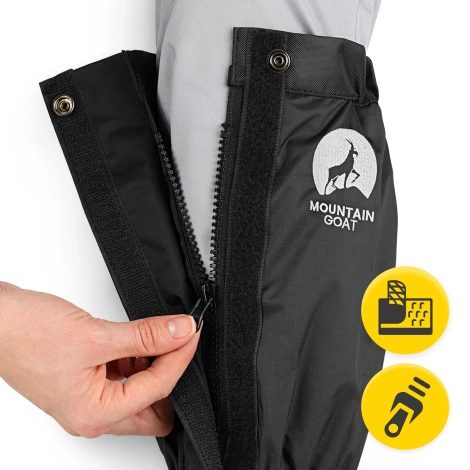 Stuptuty ochraniacze wodoodporne na buty uniwersalne czarne