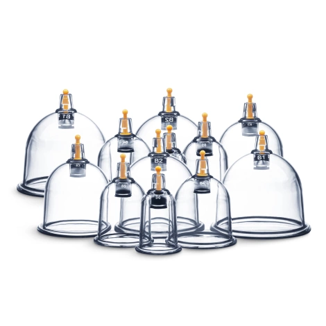 Bańki chińskie bezogniowe próżniowe 12 szt.