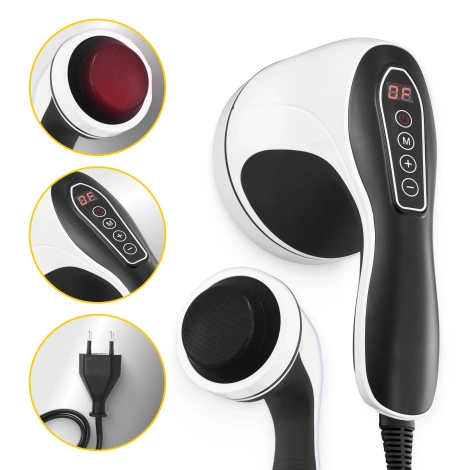 Ręczny masażer antycellulitowy biały